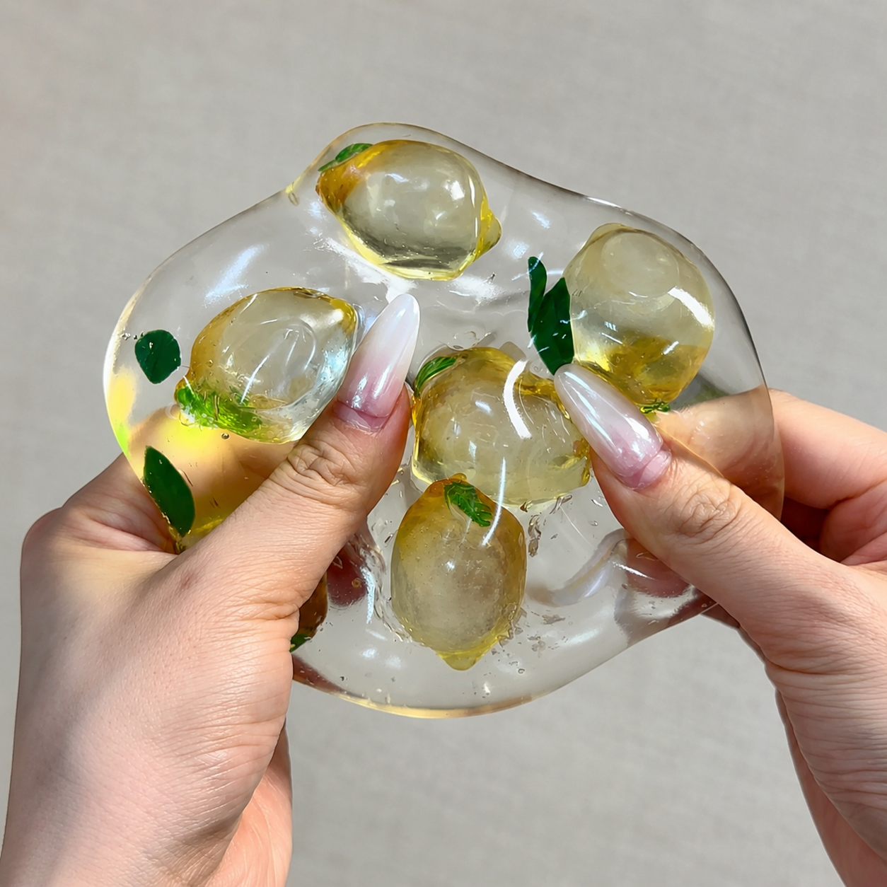 Glass Fruit Series Squishy