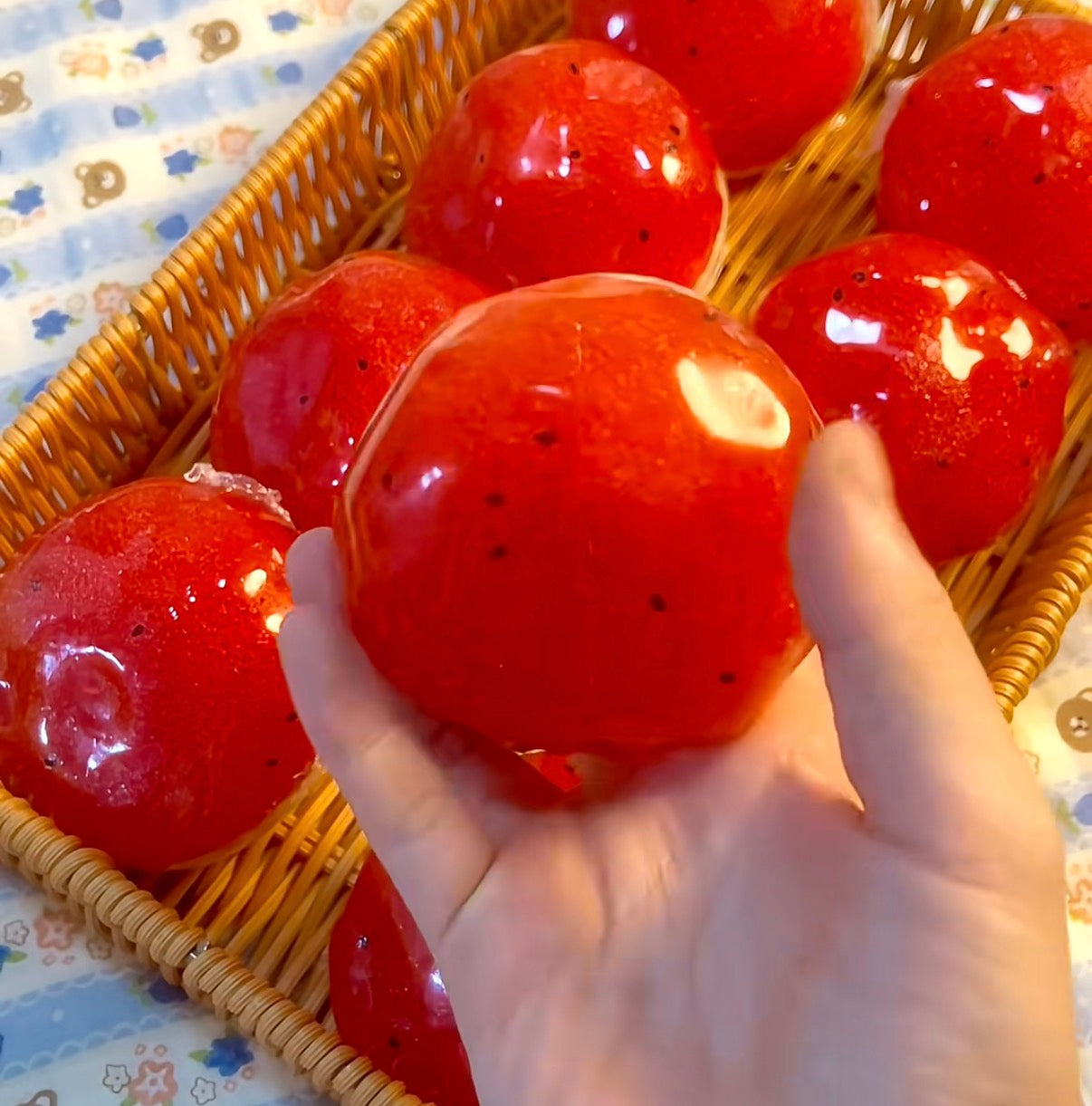 Watermelon Slushy Ball Squishy - Zero bounce-back Fidget Toy