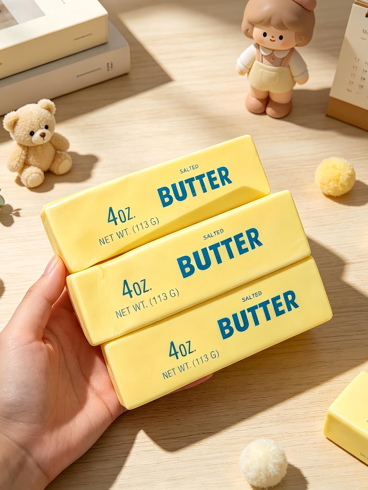 Butter Stick Squishy Toy - Stress Relief Fidget Toy