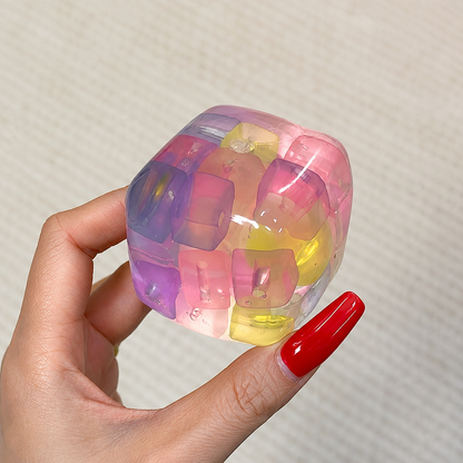 Candy Cube Squishy – Handmade Zero Bounce-back Stress Relief Toy