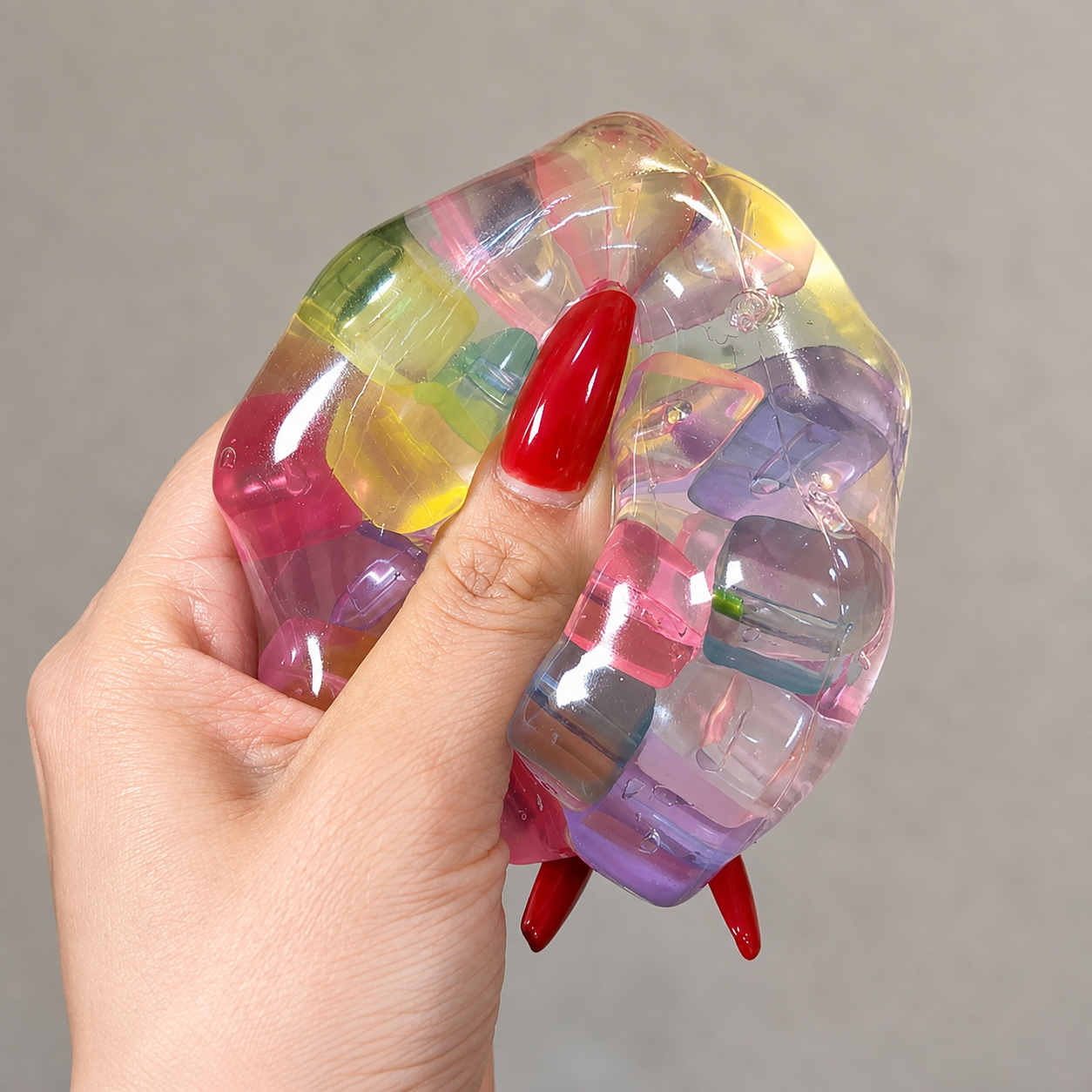 Candy Cube Squishy – Handmade Zero Bounce-back Stress Relief Toy