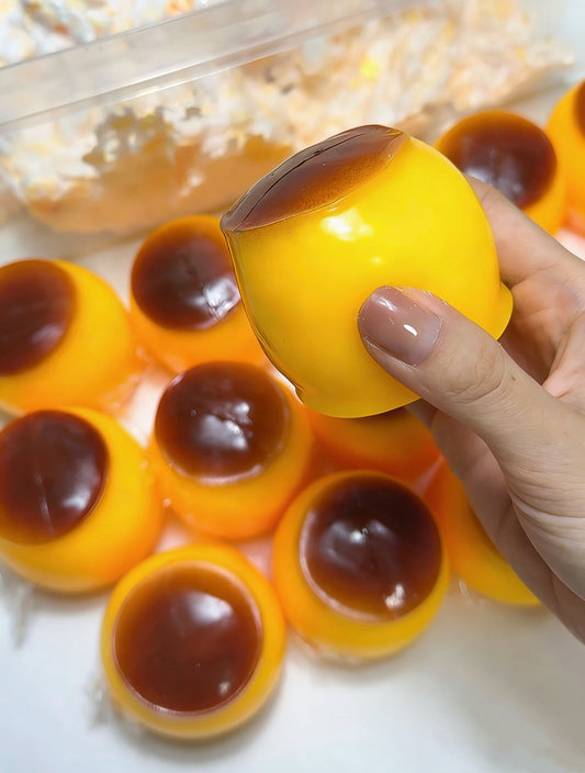 Caramel Pudding Squishy Stress Relief Toy