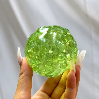 Colorful Glass Beads Squishy – Handmade Zero Bounce-back Stress Relief Toy