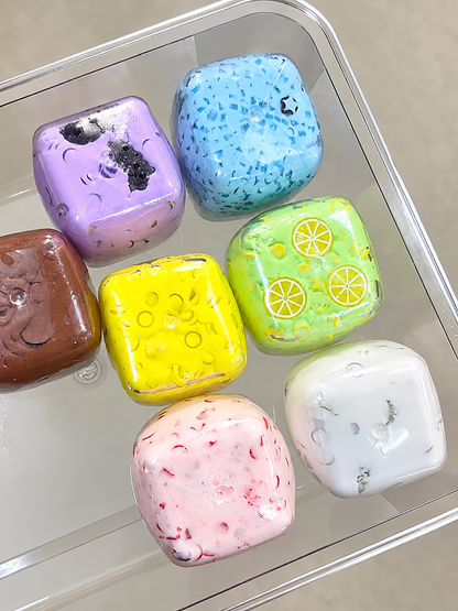 Creamy Yogurt Cube Squishy