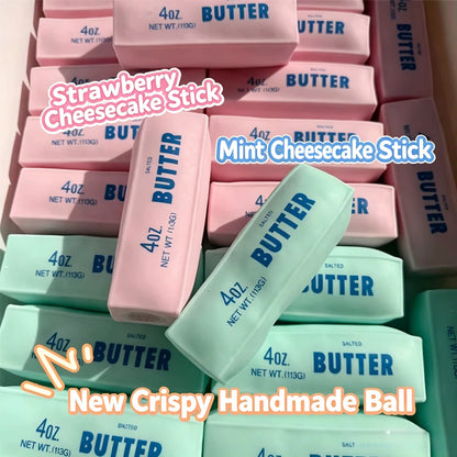 Crunchy Butter Stick Squishy - Blocks Filled Stress Release Toy