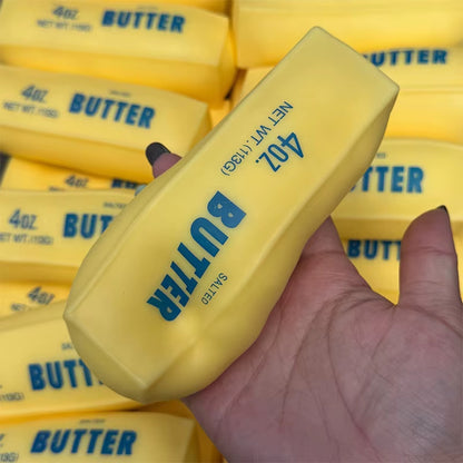Crunchy Butter Stick Squishy - Blocks Filled Stress Release Toy