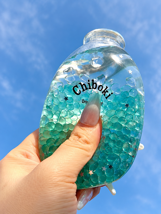 Crystal Jade Beads Soda Bottle Squishy