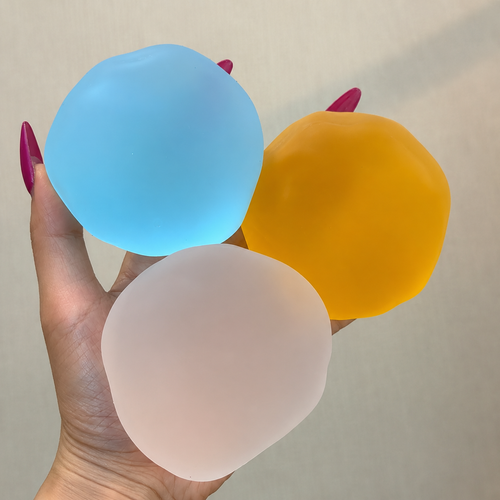 Frosted Juicy Mochi Squishy - Zero Bounce-back Stress Relief Toy