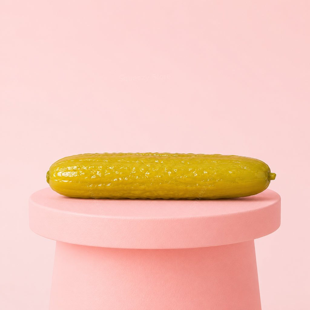 Giant Pickle Squishy Jumbo Pickle Stress-Relief Toy