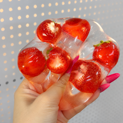 Glass Fruit Series Squishy