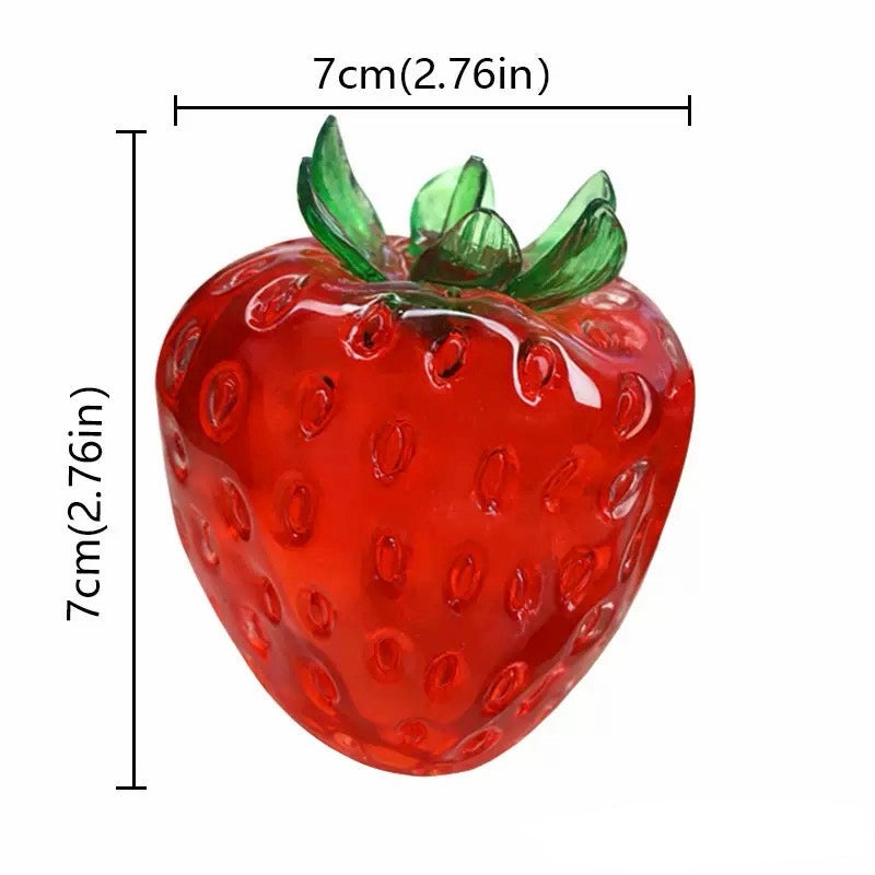 Handmade Strawberry Squishy - Thin Skin Vaseline Stress Relief Toy