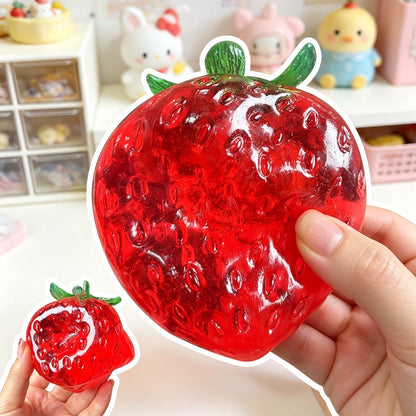 Handmade Strawberry Squishy - Thin Skin Vaseline Stress Relief Toy