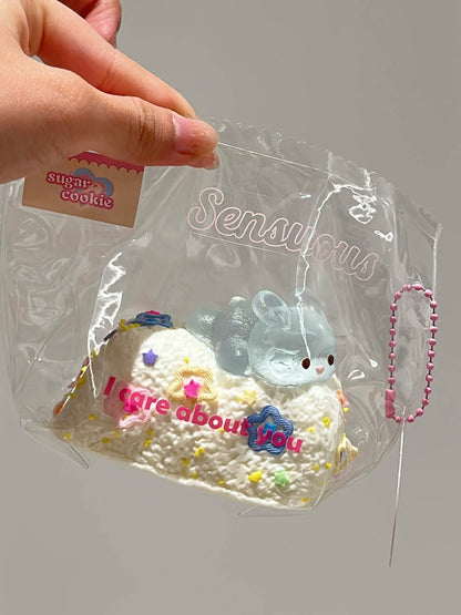Lying Bunny Squishy – Slow Rising Stress Relief Toy