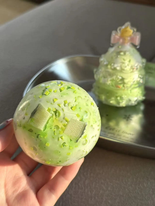 Melon Milkshake Petal Block Squishy – Creamy Texture Stress Relief Toy
