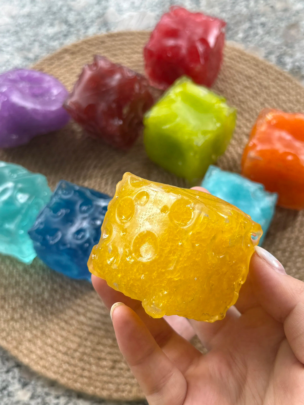 Mini Cheese Squishy – Slush & Vaseline
