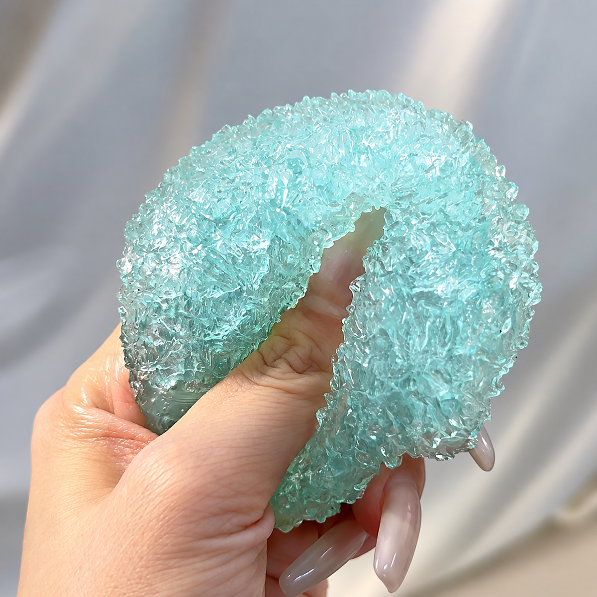 Mint Ice Crunch Mochi Squishy