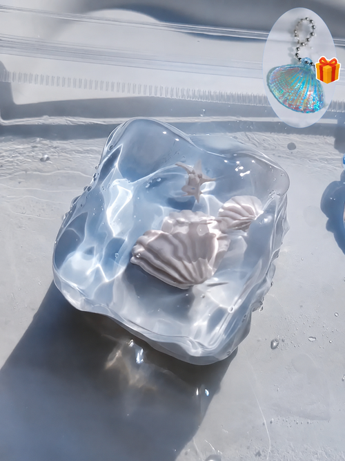 Handmade Ocean Shell Ice Cubes Squishy