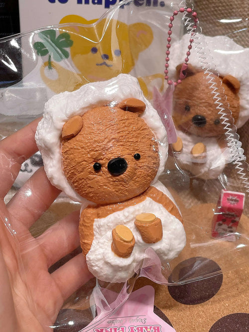 Parisian Bear Squishy – Slow Rising Stress Relief Toy