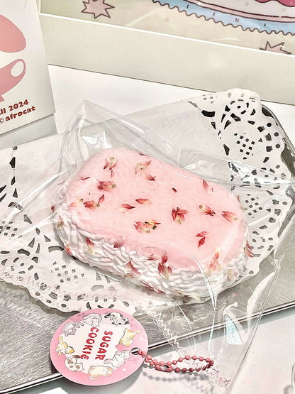 Peach Berry Rose Squishy – Slow Rising Stress Relief Toy