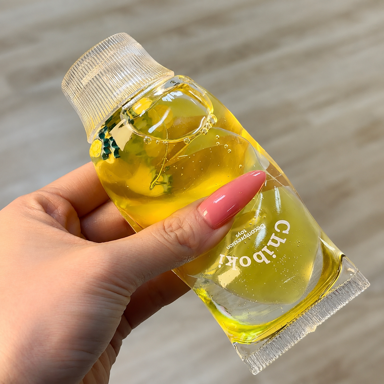 Pineapple Jelly Toothpaste Squishy – Layered Gel Stress Relief Toy