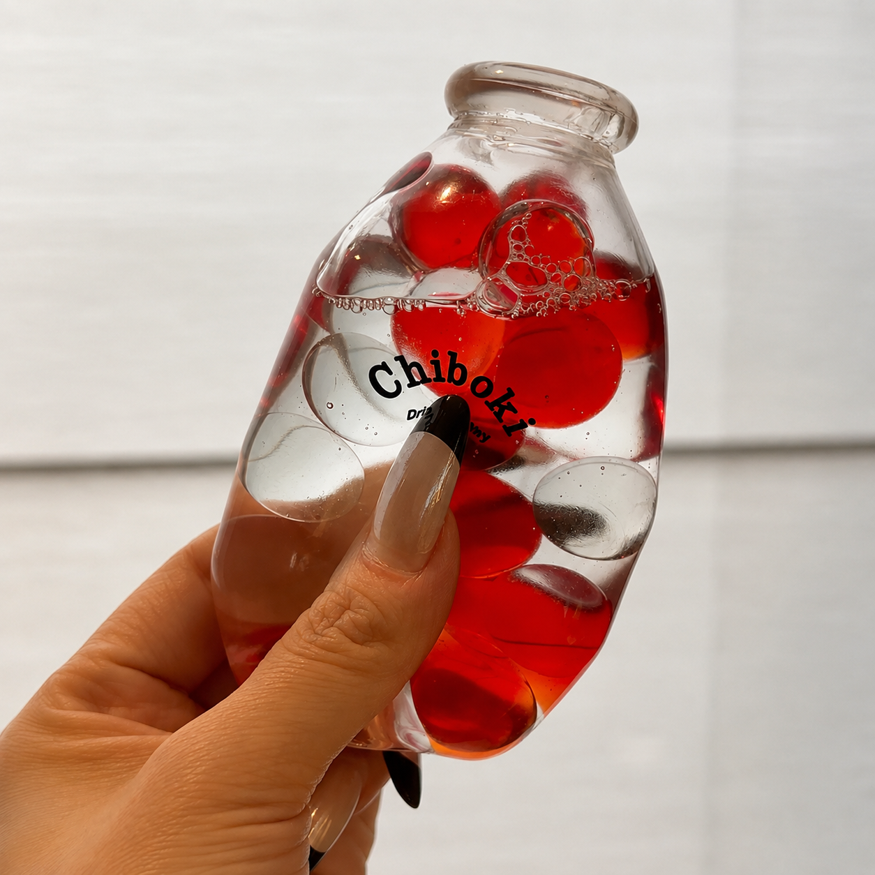 Ramune Bottle Squishy – Handmade Stress Relief Toy