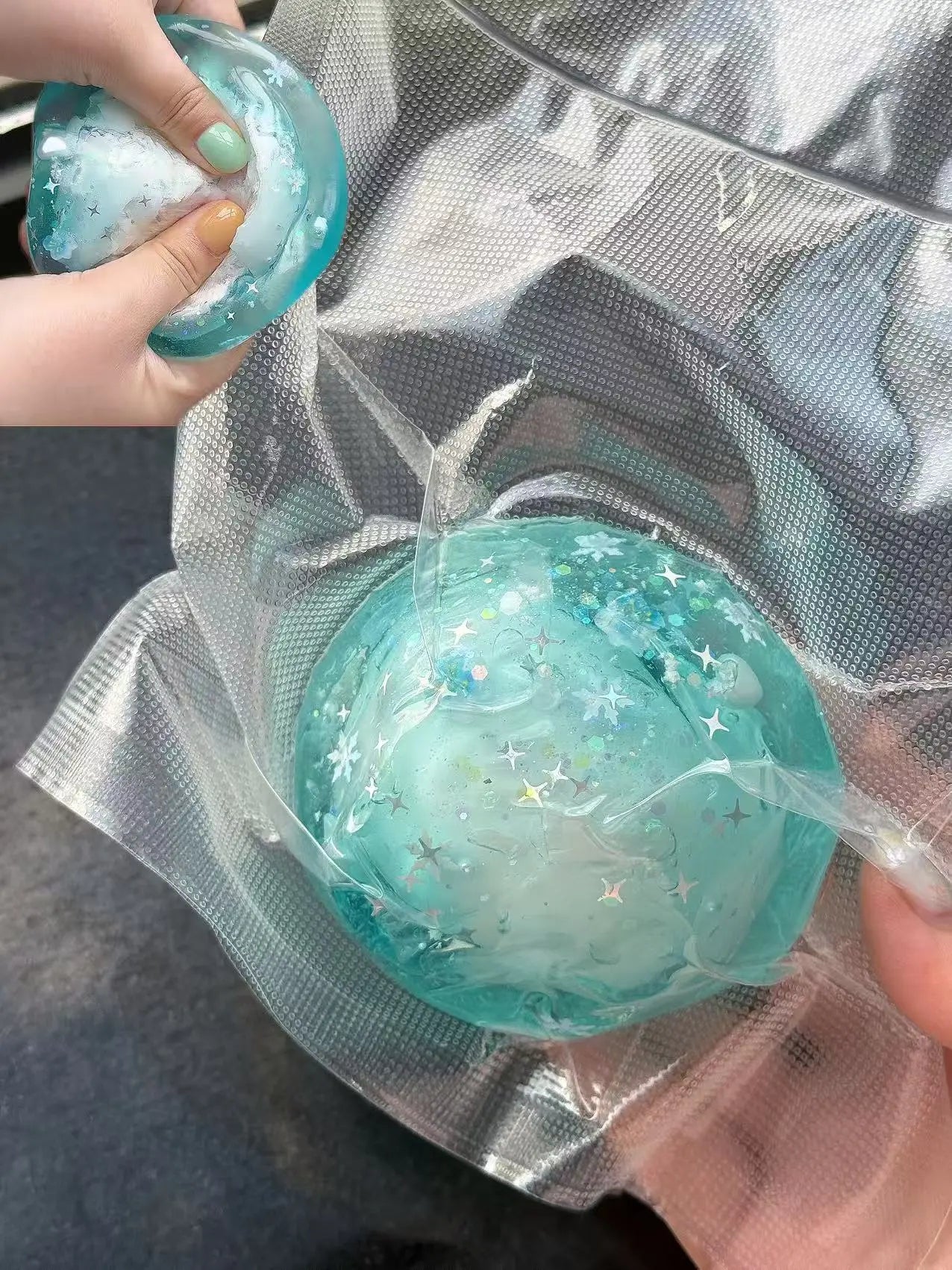 Sea Salt Crackle Squishy – Stress Relief Toy