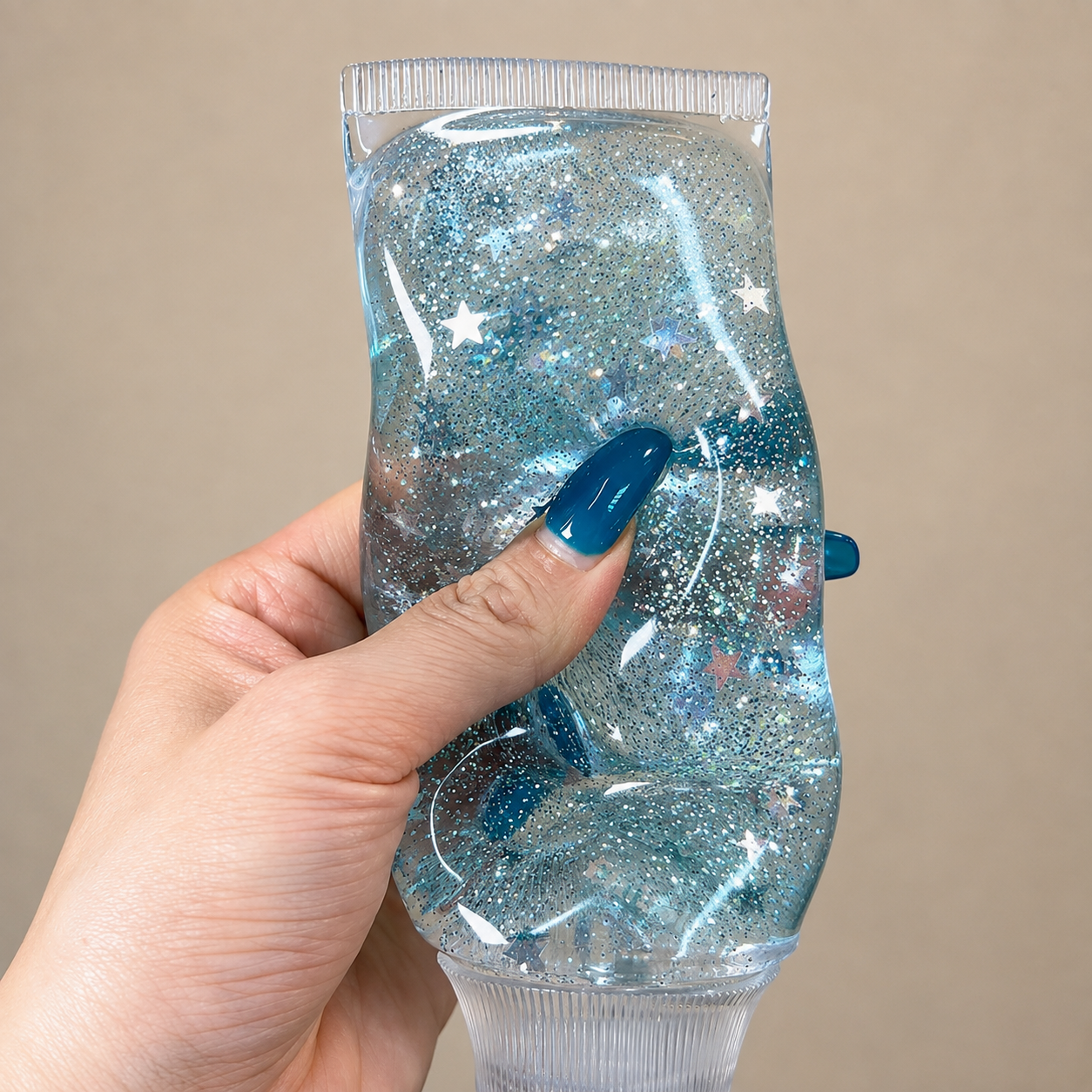 Shiny Clover Toothpaste Squishy – Handmade Zero Bounce-back Stress Relief Toy