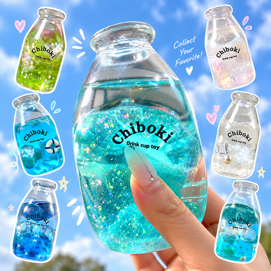 Soda & Shimmer Bottle Squishy – 10 Styles
