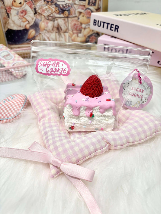 Strawberry Cake Squishy – Slow Rising Stress Relief Toy