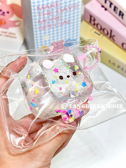Transparent Bunny Squishy – Slow Rising Stress Relief Toy