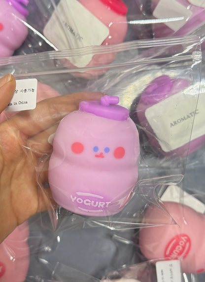 Yogurt Bottle Crunchy Squishy