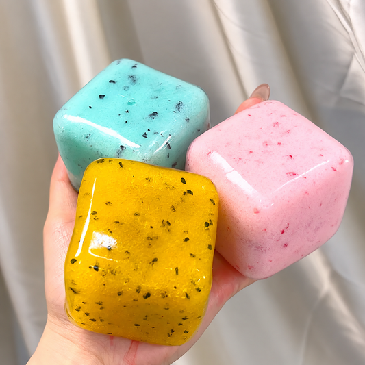 Yogurt Slushy Cube Squishy