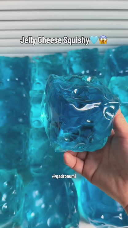 Transparent Jelly Cheese Vaseline Squishy