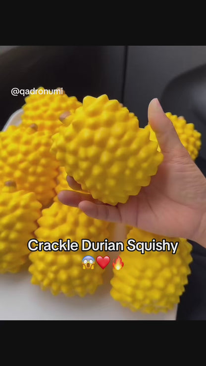 Crackle Durian Squishy – Stress Relief Toy