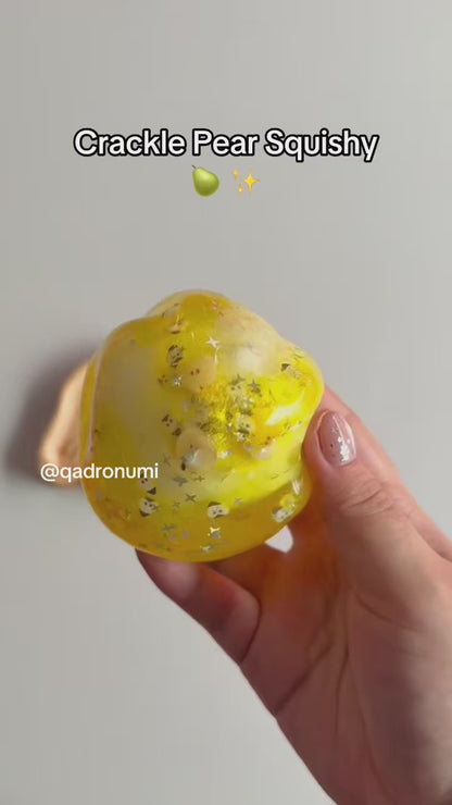 Crackle Pear Squishy
